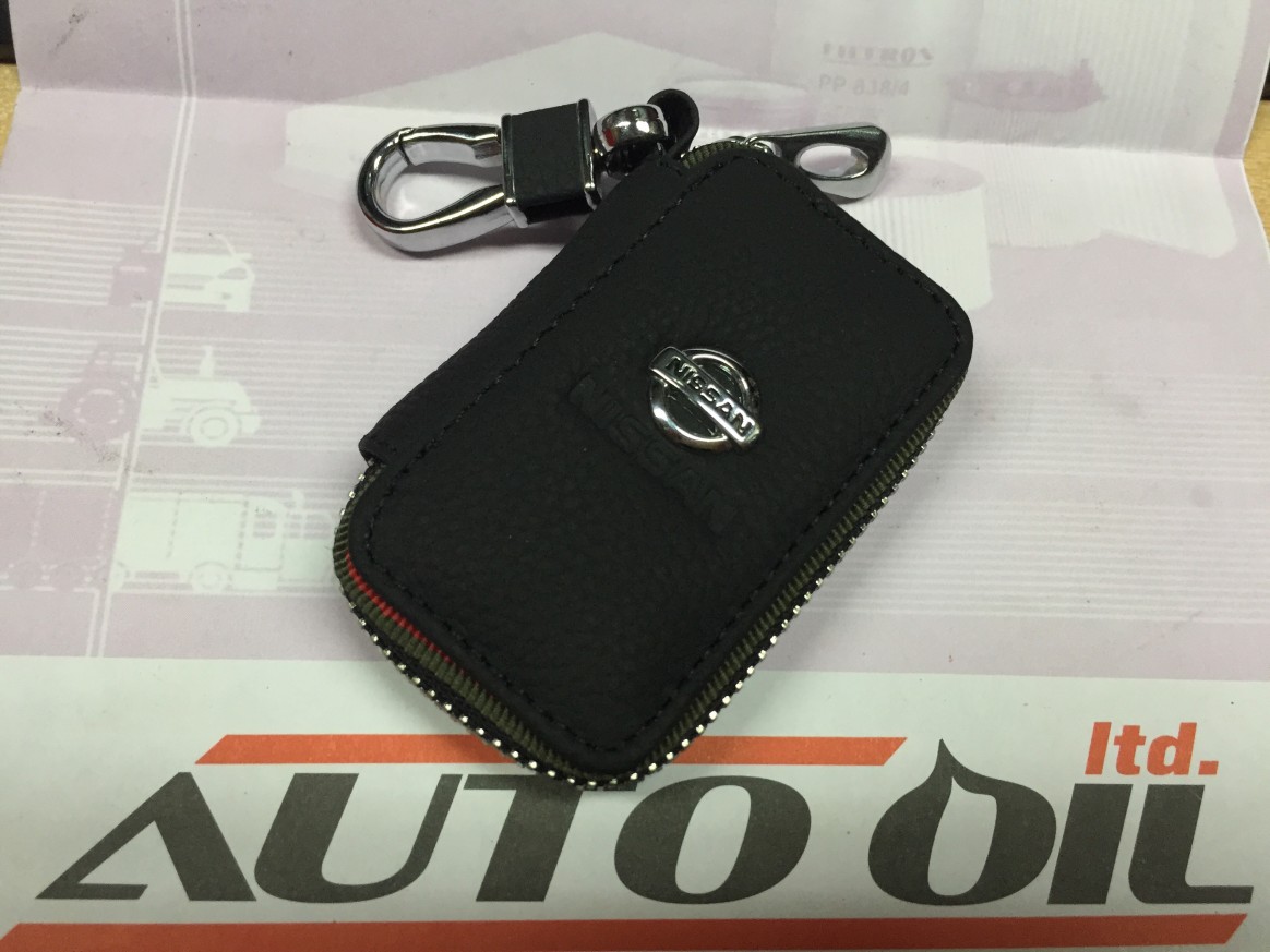 Кожен ключодържател с цип NISSAN